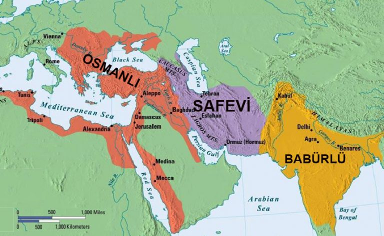 Osmanlı – Safevi – Babürlü