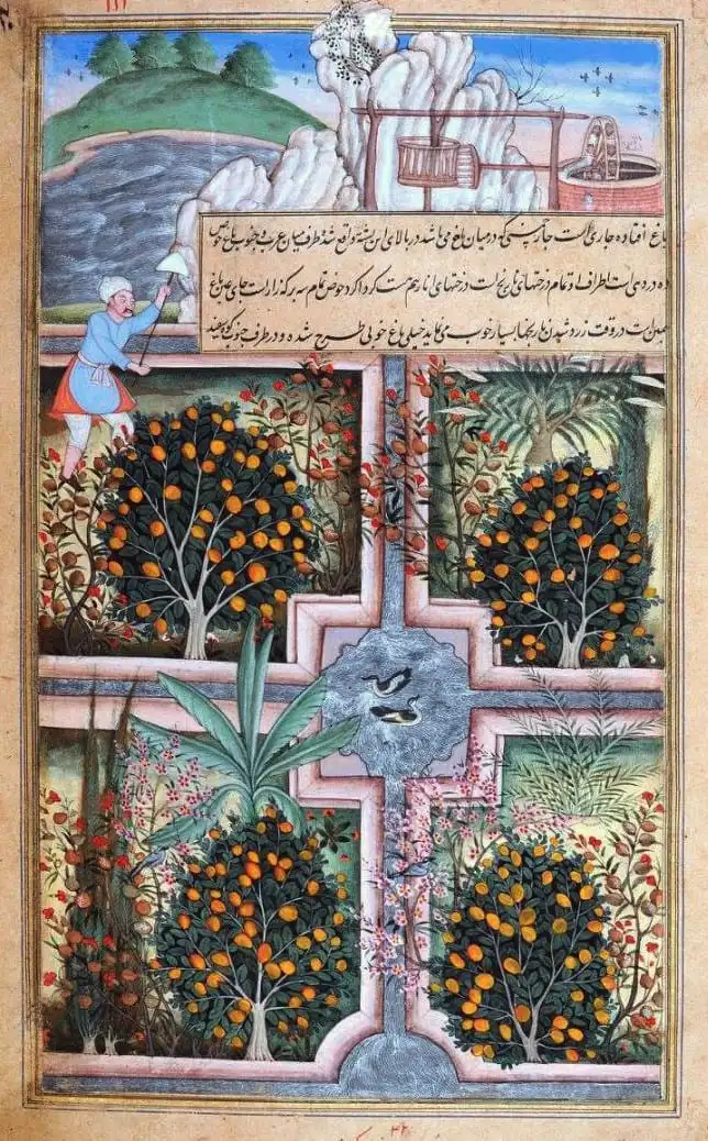 Mughal mimarisi ve peyzajı 2 Dört Bahçe mimari