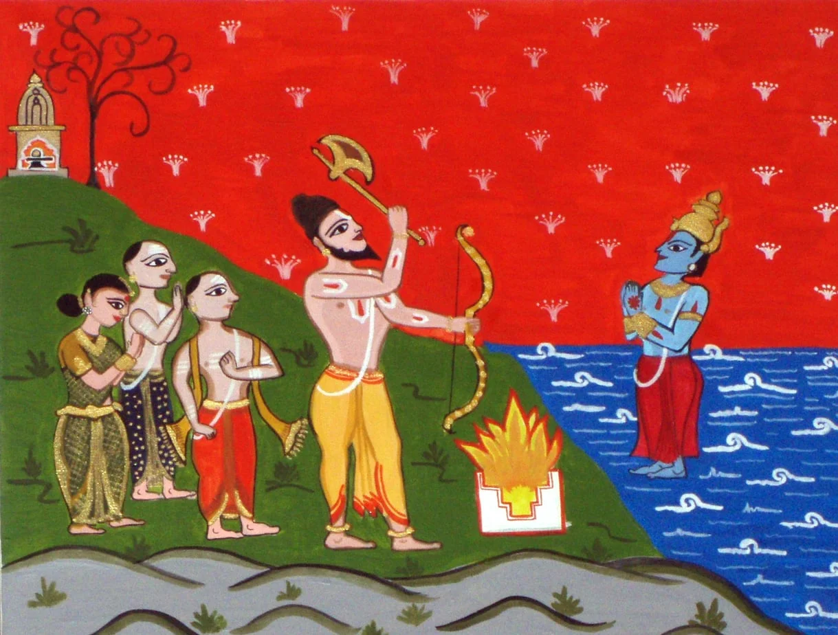 Vishnu'nun 10 Enkarnasyonu 7 Parashuram avatarı