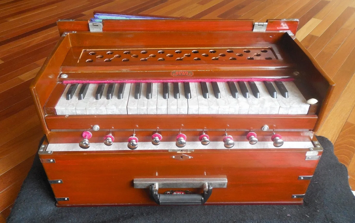 Harmonium akordiyona benzer