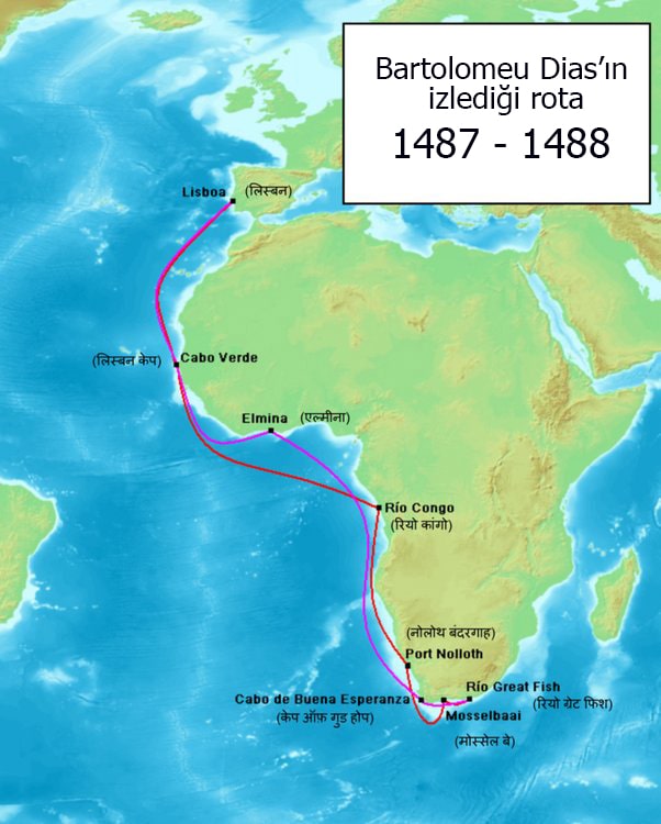 Vasco Da Gama’nın Hindistan seferi 2 vasco dias
