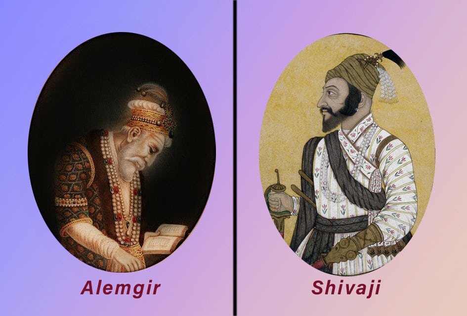 Shivaji-Alemgir mücadelesi 2 sivaji iki lider