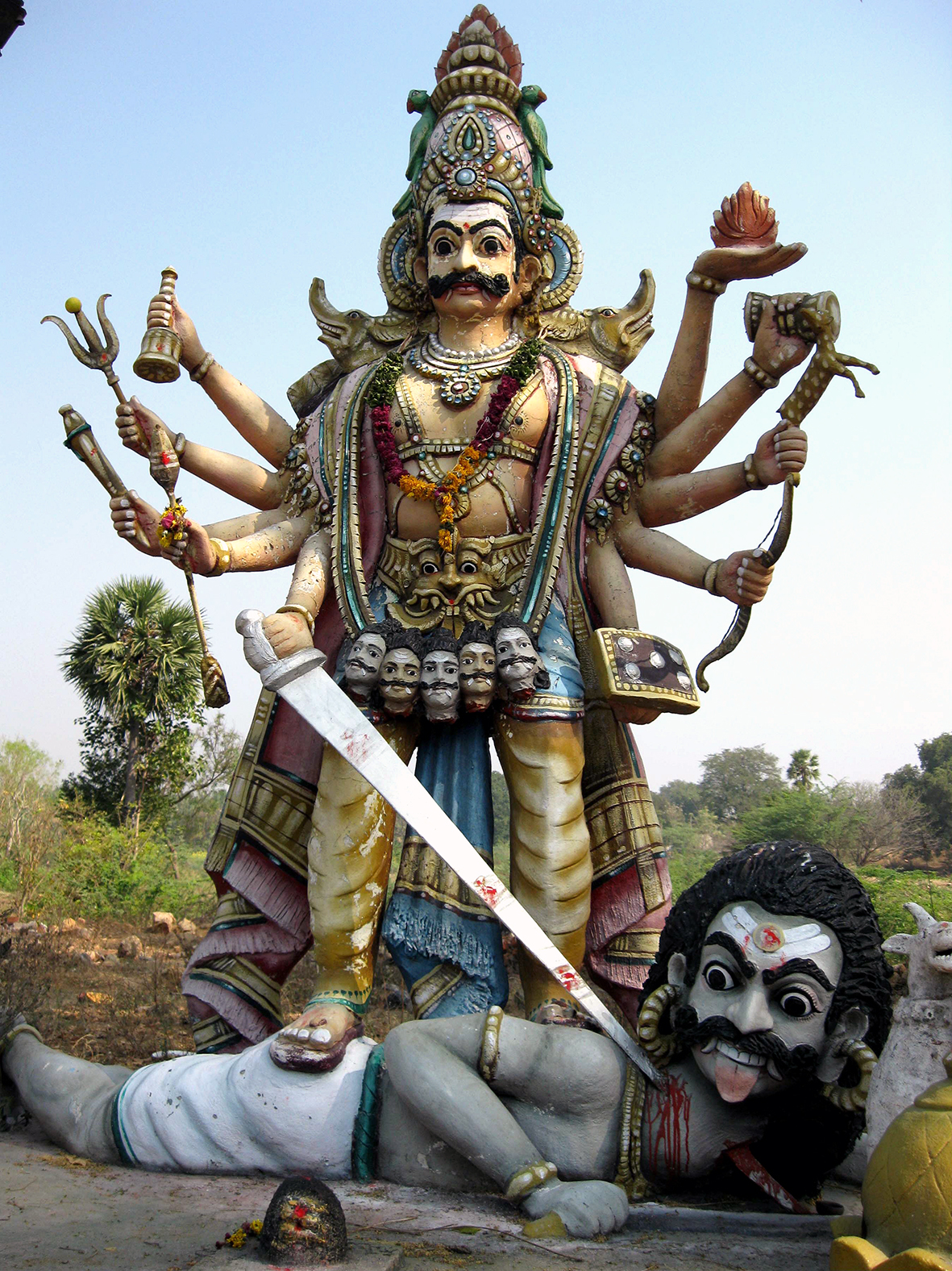 Shivanın avatarları 3 avatar Virabhadra