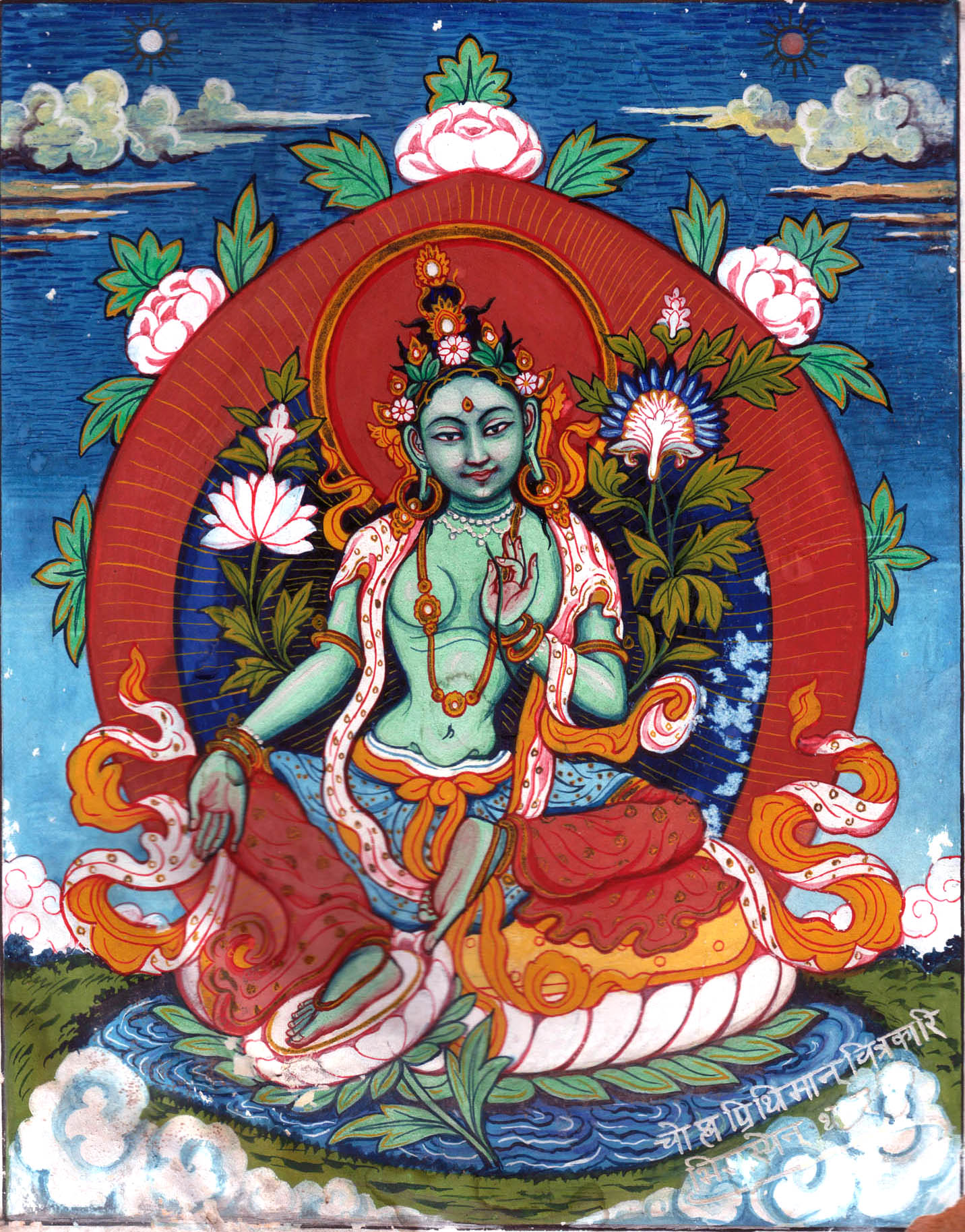 Green Tara 3 green tara budist